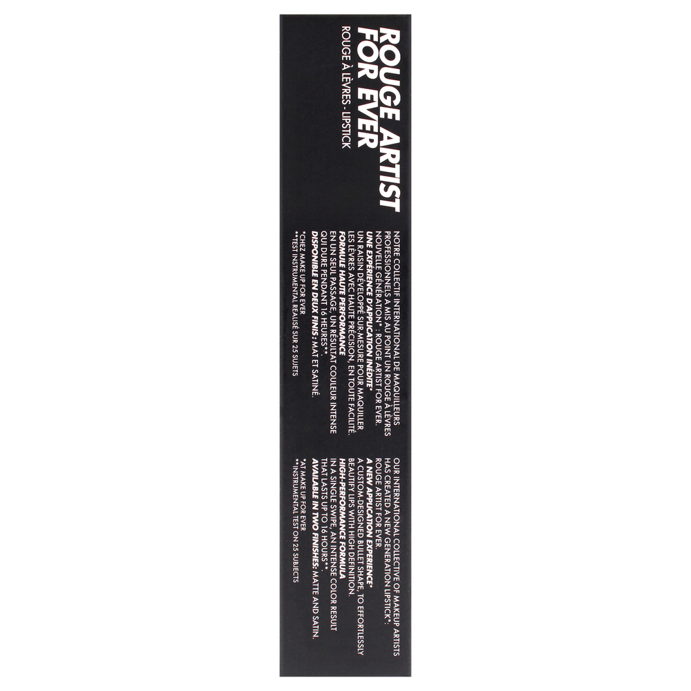 Make Up For Ever Rouge Artist For Ever Satin Lipstick - 608 Limitless Brown - Picture 8 of 8